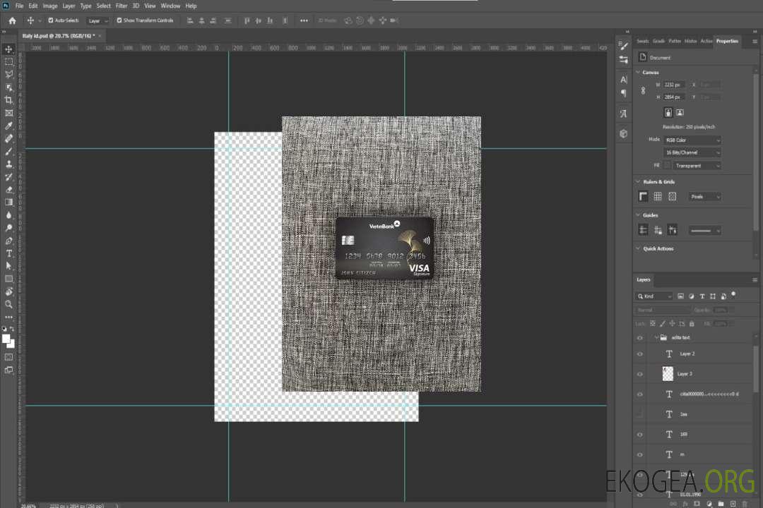 Vietnam Vietinbank visa carte de signature photolook avant template